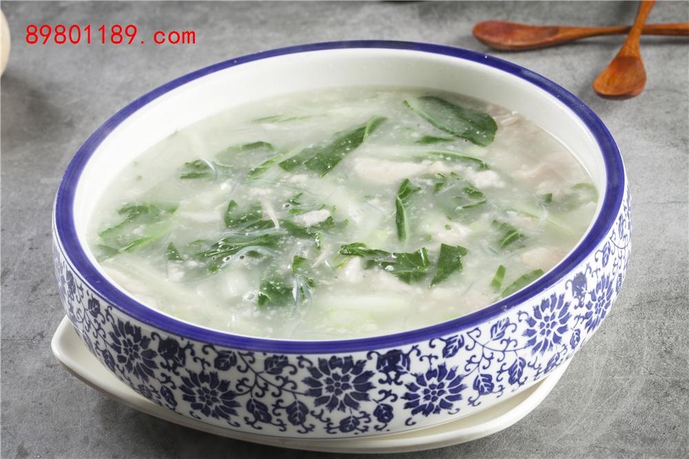 清蒸肉炖小白菜粉丝-