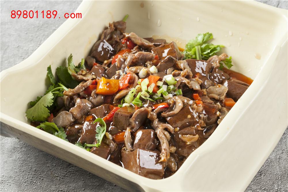 猪血响鸡杂-