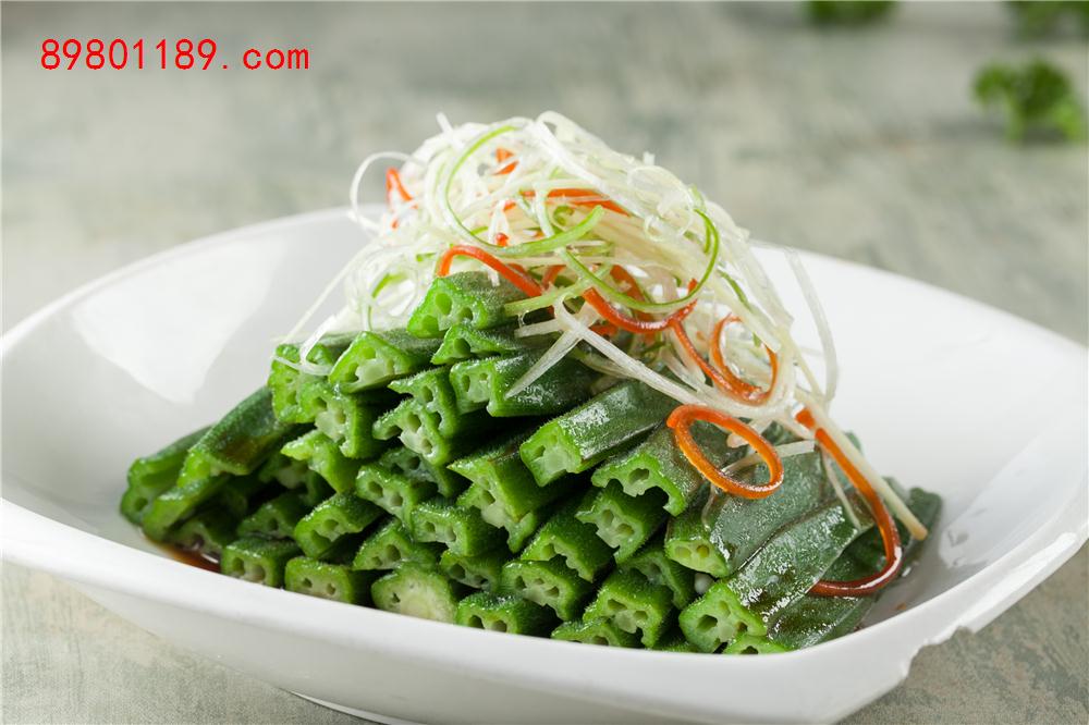 白灼秋葵-