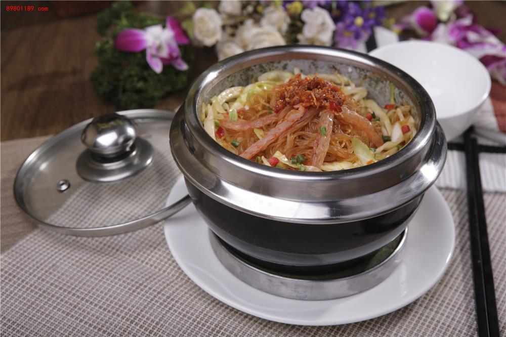 石锅金钩椰菜粉丝