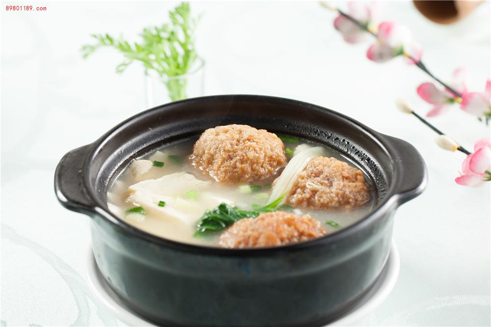 砂锅狮子头豆腐