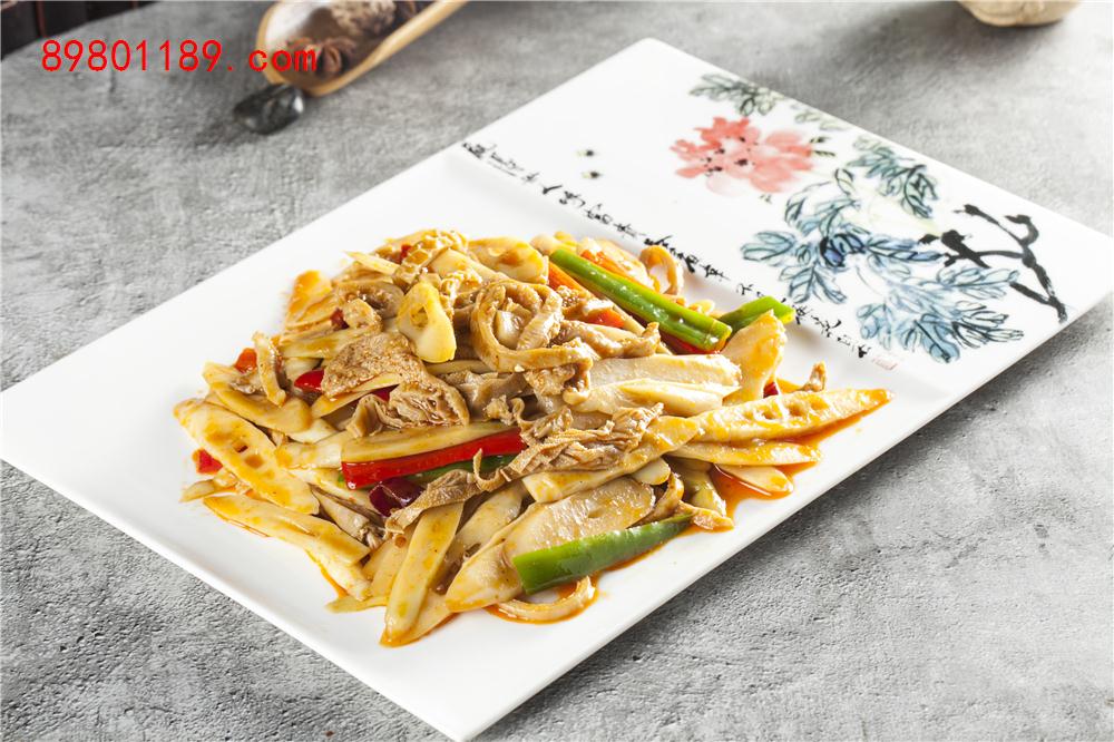 笋尖炒羊肚-