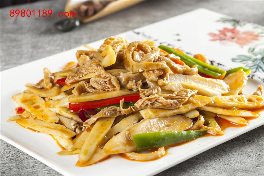笋尖炒羊肚-