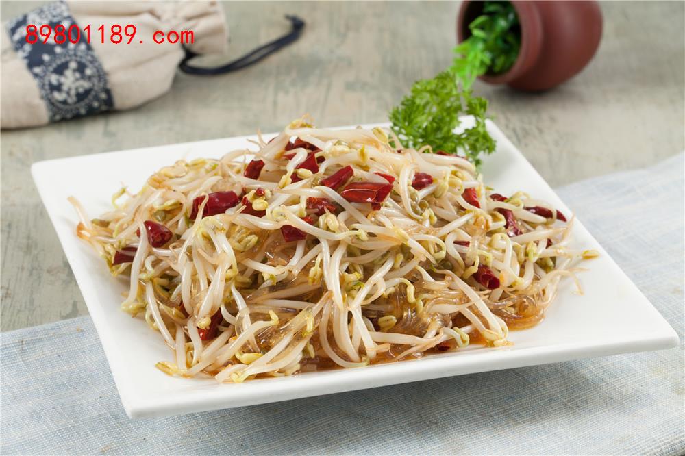 笨豆芽炒粉-