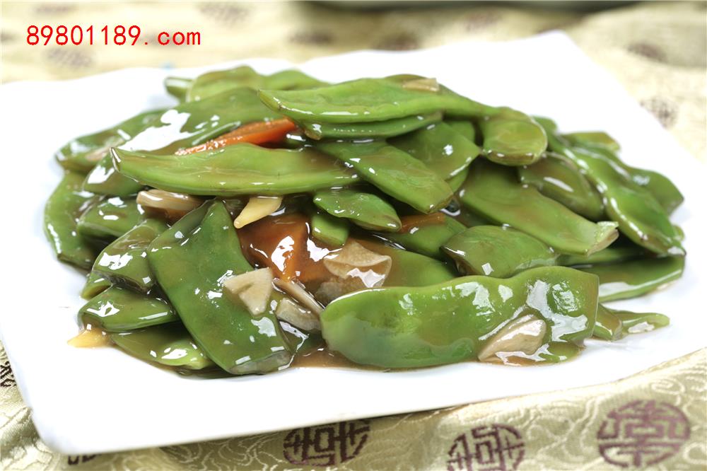 红烧油豆角