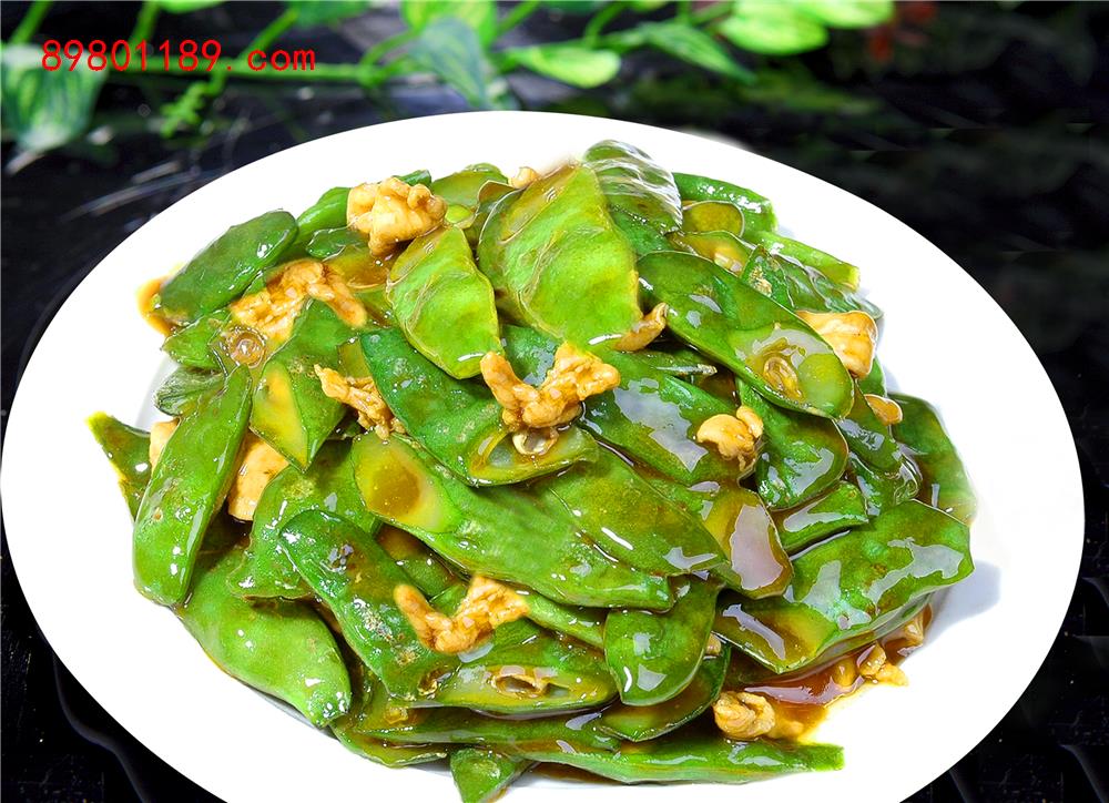 红烧油豆角