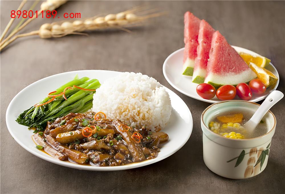 红烧茄子饭