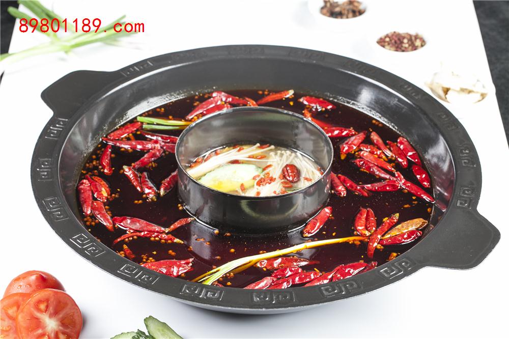 红白鸳鸯锅底-