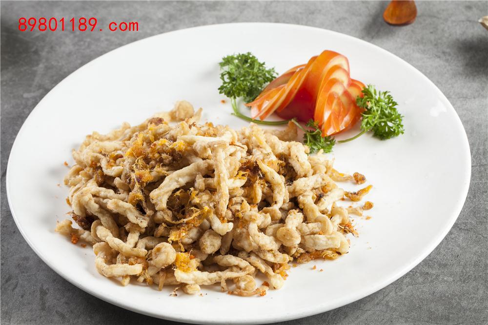 肉松焗白玉菇-