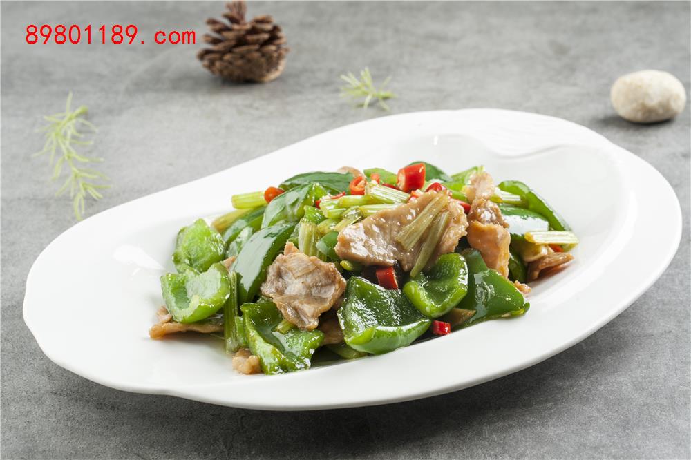 脆椒肉片-