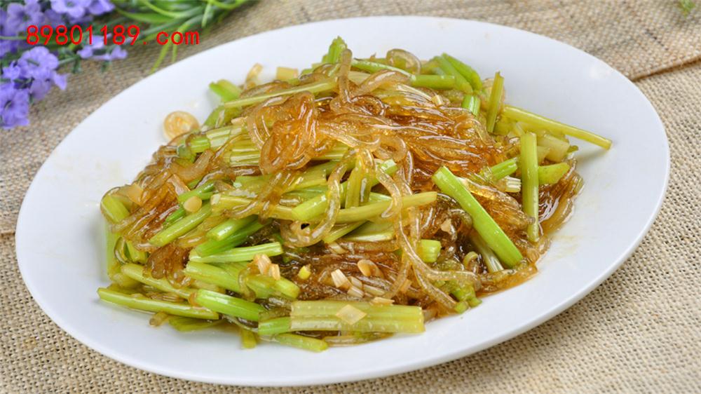 芹菜炒粉条