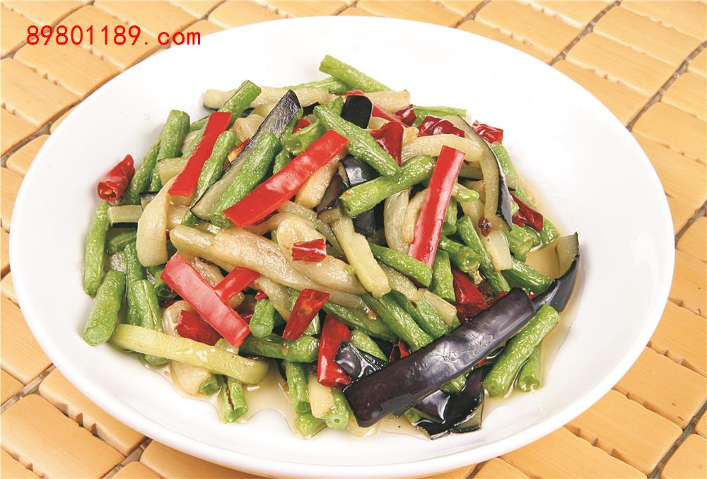 茄子烧豆角