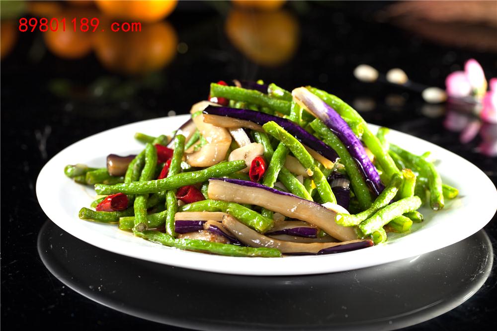 茄子烧豆角