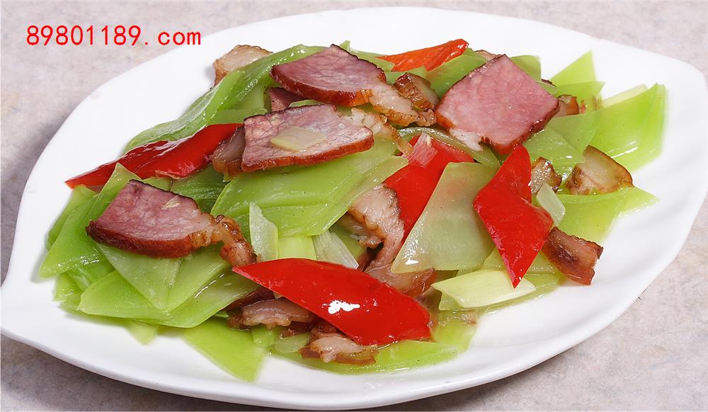莴笋炒腊肉Sg