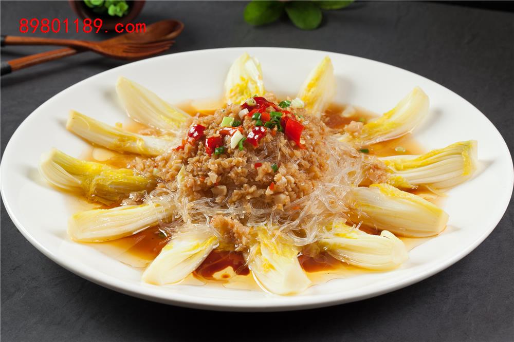蒜茸粉丝蒸娃娃菜-