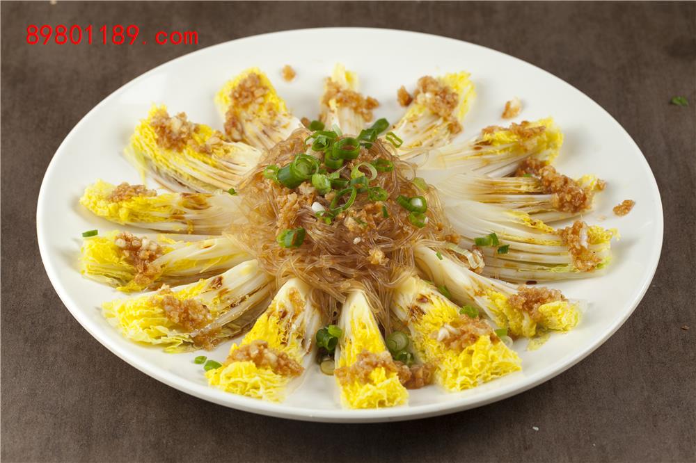 蒜蓉粉丝蒸娃娃菜