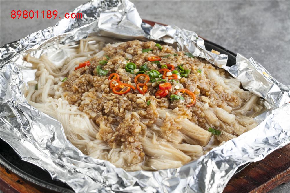 蒜香金针菇-