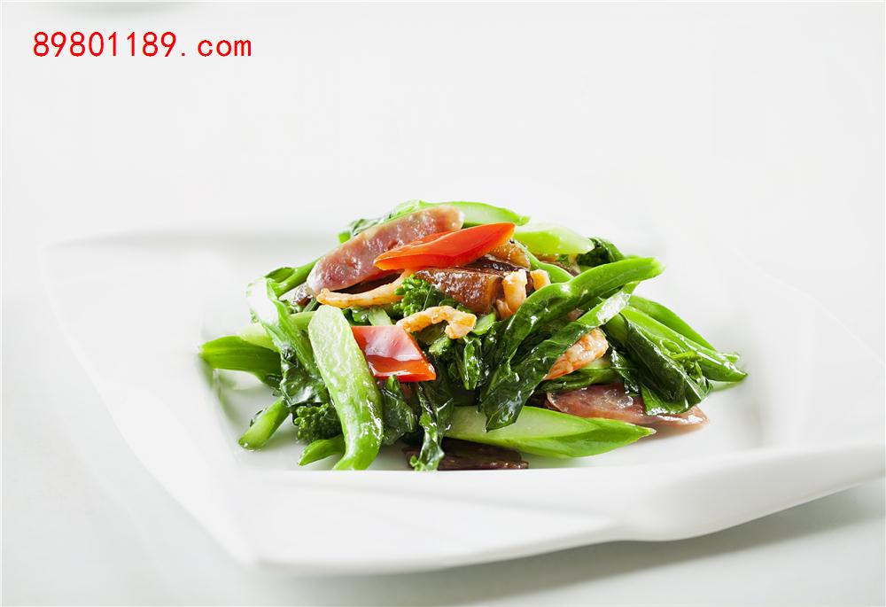 虾干腊味炒芥兰