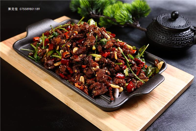 铁板仔然羊肉