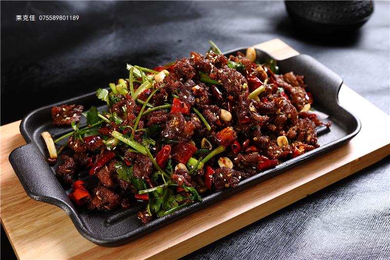 铁板仔然羊肉