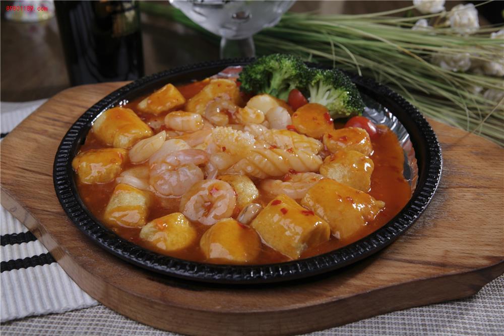 铁板漓江豆腐