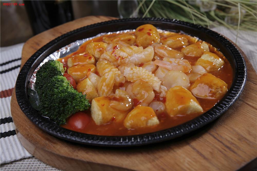 铁板漓江豆腐