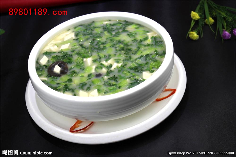 青菜豆腐羹