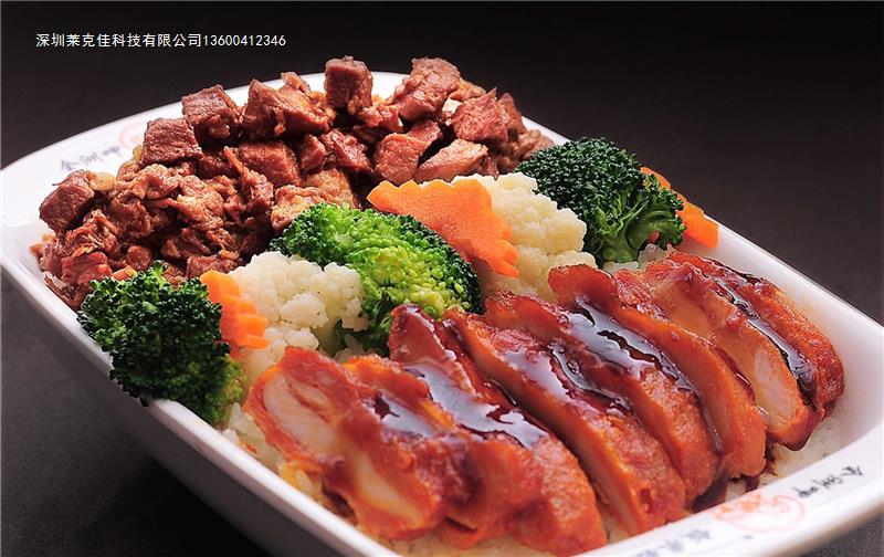 韩式卤肉鸡腿双拼饭