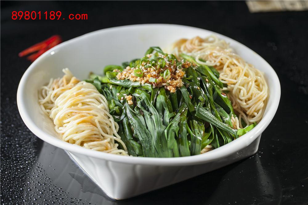韭菜凉面--