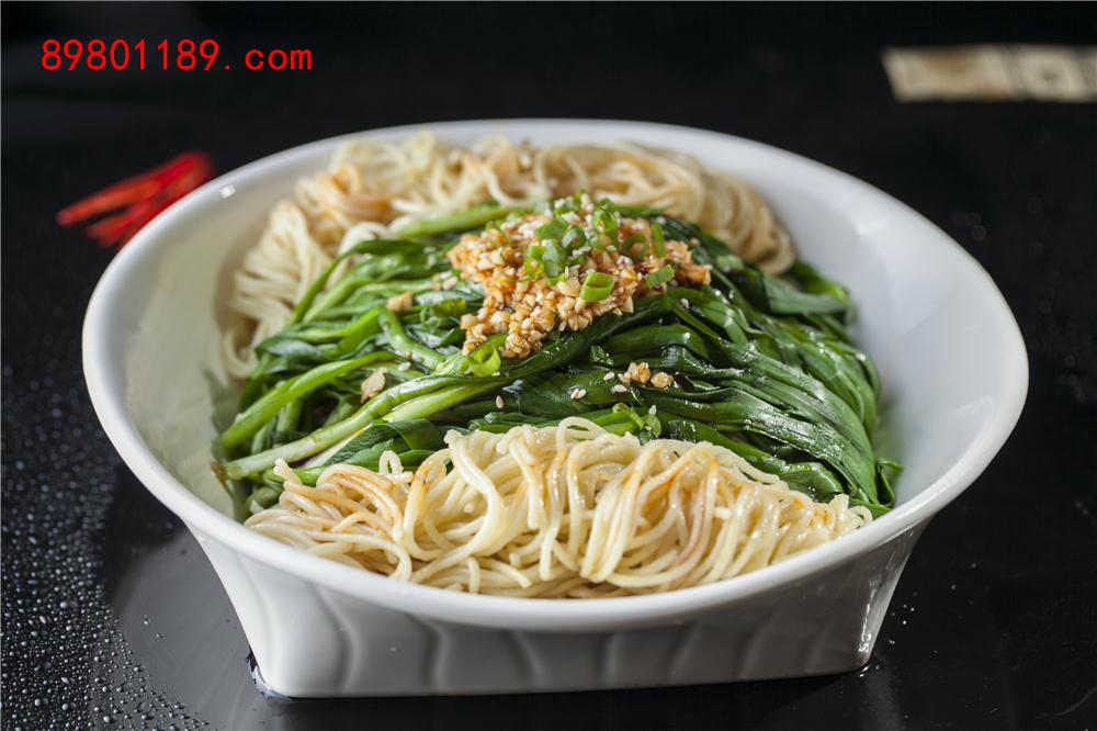 韭菜凉面--