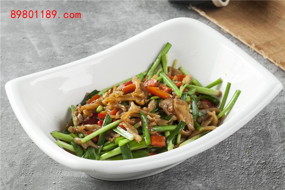 韭菜炒河蚌肉-