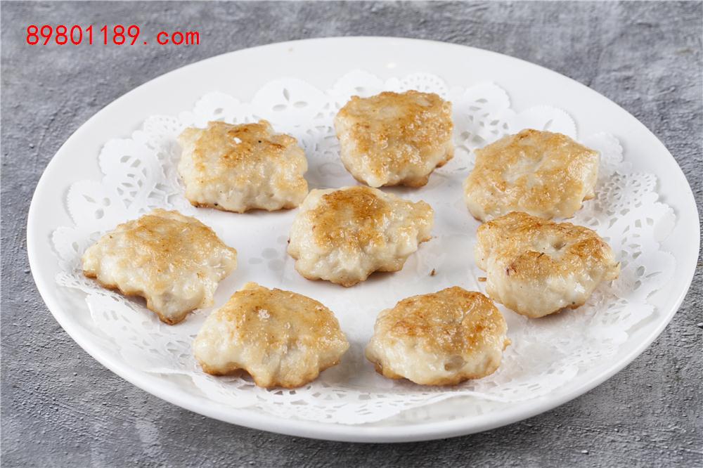 香煎墨鱼饼-