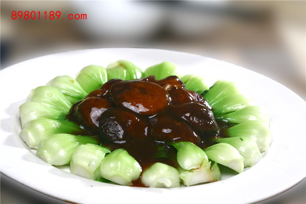 香菇扒菜胆