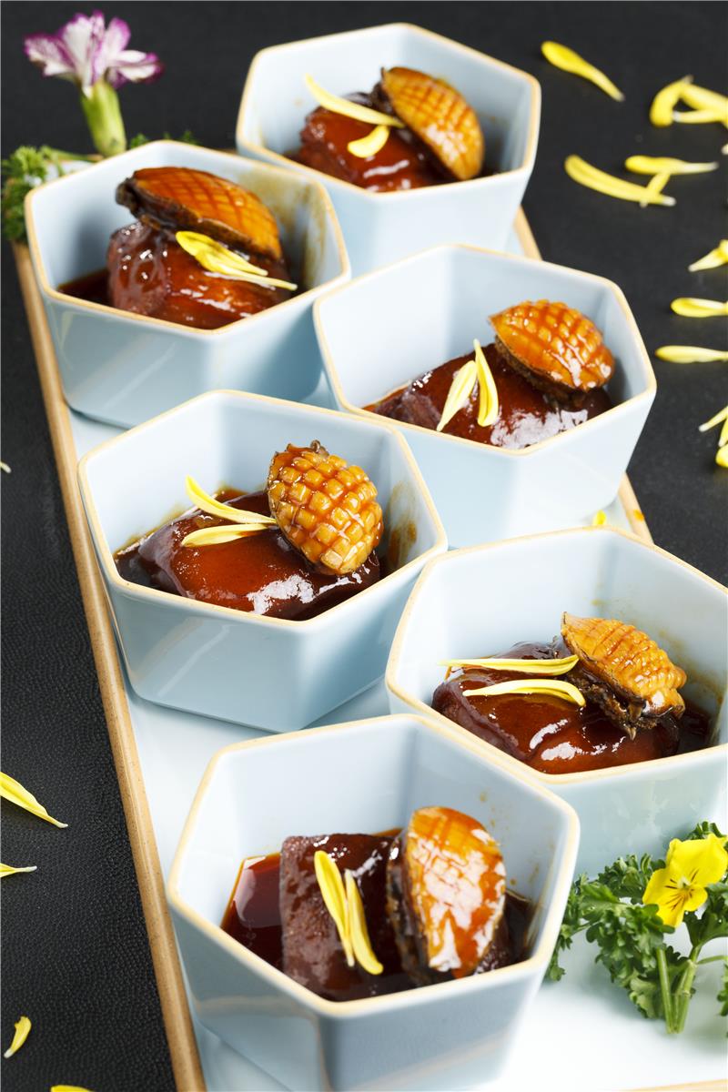 鲍鱼扣东坡肉