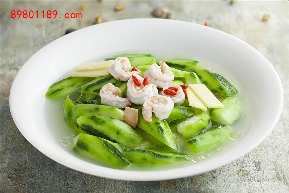 鲜虾红宝泡胜瓜