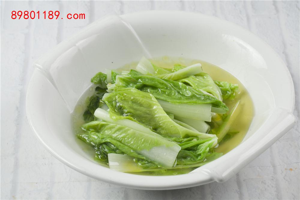 鸡汤浸土白菜-