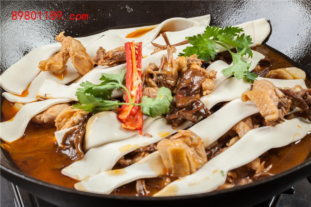 鸡锅盖面-