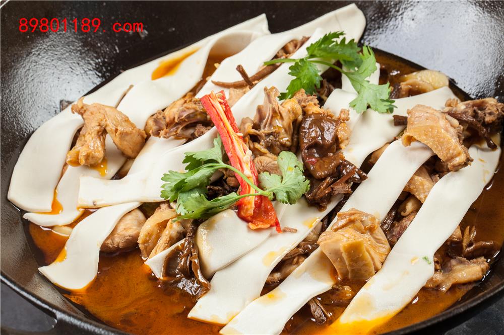 鸡锅盖面-