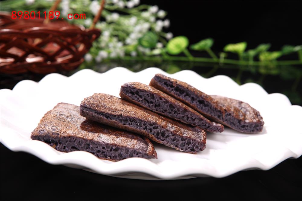 黑米饼